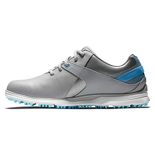 FootJoy Women's Pro/SL Golf Shoes Athletic Shoe, Grey/ Light Blue, 5.5 M US | Waterproof, Stable & Comfortable thumbnail 3