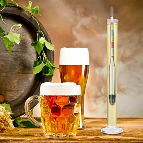 Circrane Hydrometer & Glass Test Jar Set, Triple Scale Alcohol Hydrometer for Brew Beer, Wine, Mead & Kombucha, ABV, Brix, Gravity | Home Brewing Supplies thumbnail 8