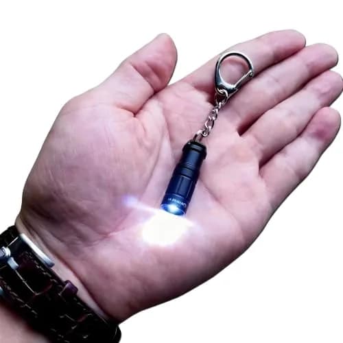 Nitefox e1 Tiny Keychain Flashlight 1.2 inches (3 cm) | Ultra-Compact EDC Safety Light thumbnail 1
