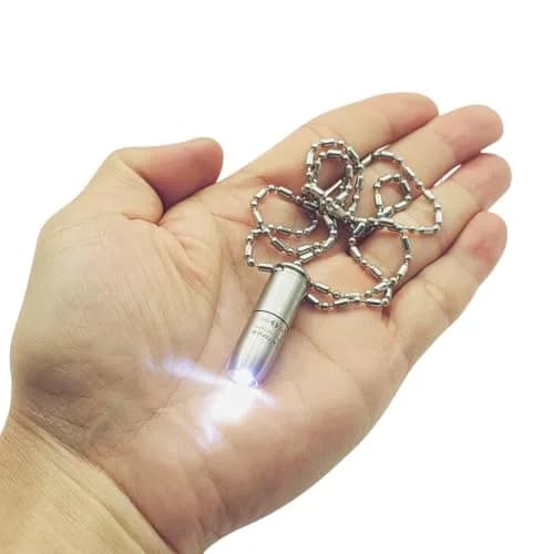 Nitefox E1 Keychain Flashlight Stainless Steel 1.3-inch | Ultra-Compact Bright LED Torch for EDC thumbnail 1