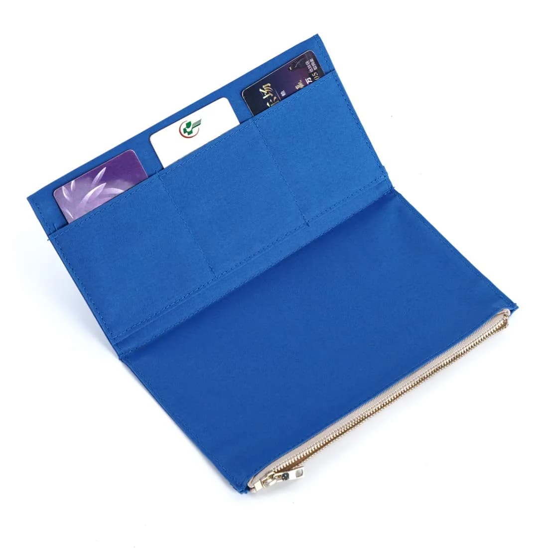 Moterm Canvas Zipper Pocket Insert Pouch for Travelers Notebook Refill | Compatible with Standard Size, Canvas-Deepblue