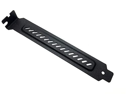 upHere Hard Steel Dust Filter Blanking Plate PCI Slot Cover 10 Pcs Black | Easy Install for Full Profile Cases thumbnail 1