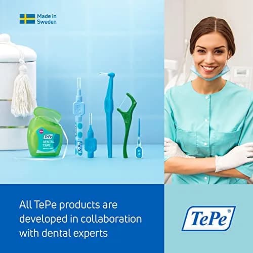 TePe Extra Soft Interdental Brush 0.7mm (8 Count) | Dentist-Recommended for Sensitive Gums thumbnail 6
