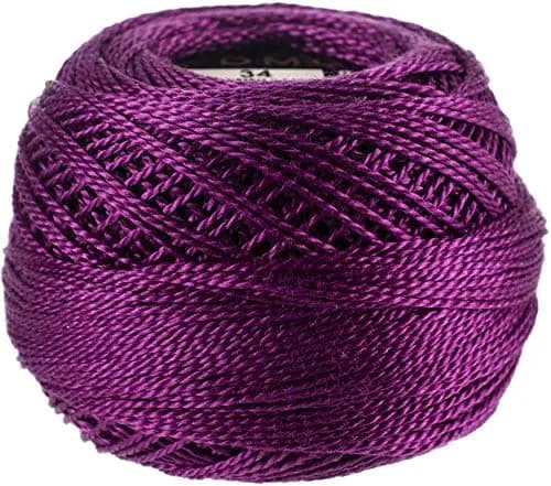 DMC Pearl Cotton Ball Size 8 87yd Dark Fuchsia | 8 Thread, Cotton, Hand & Machine Sewing thumbnail 1