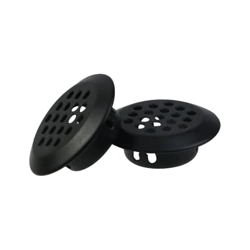 MY MIRONEY 10PCS Black Circular Soffit Vent, 0.8" | Stainless Steel Vent for Cabinets & Office Use thumbnail 3