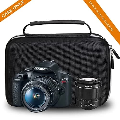 Aproca Black Camera Case for Canon EOS Rebel T7 DSLR | 18.1cm x 12.7cm x 23.7cm (7.1in x 5in x 9.3in) thumbnail 5