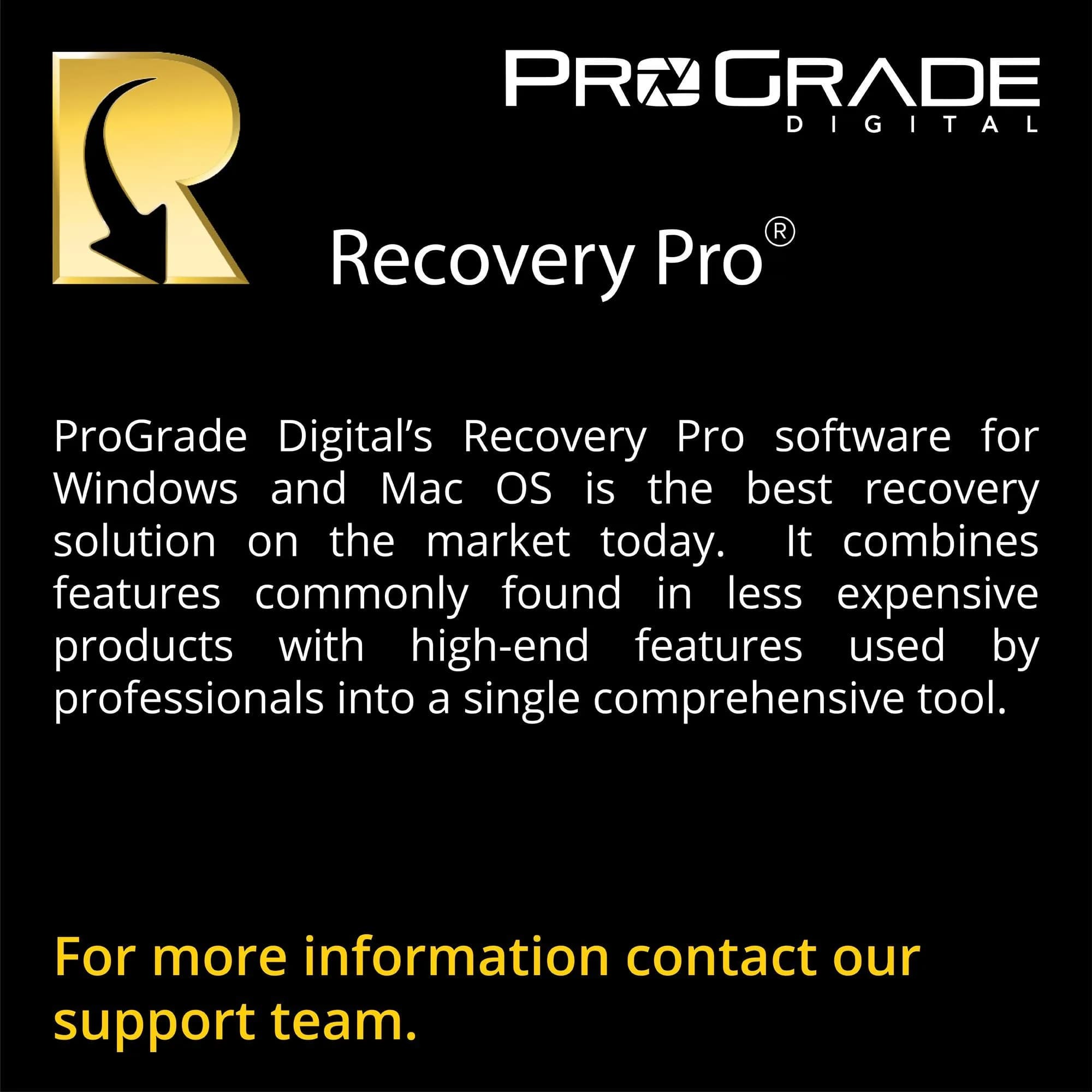 ProGrade Digital Gold SDXC UHS-II V60 Memory Card 128GB | 250MB/s Read Speed - view 7