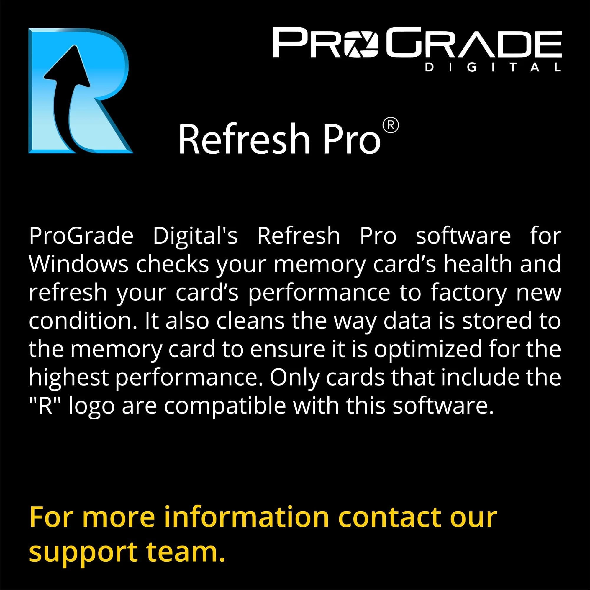 ProGrade Digital Gold SDXC UHS-II V60 Memory Card 128GB | 250MB/s Read Speed - view 8