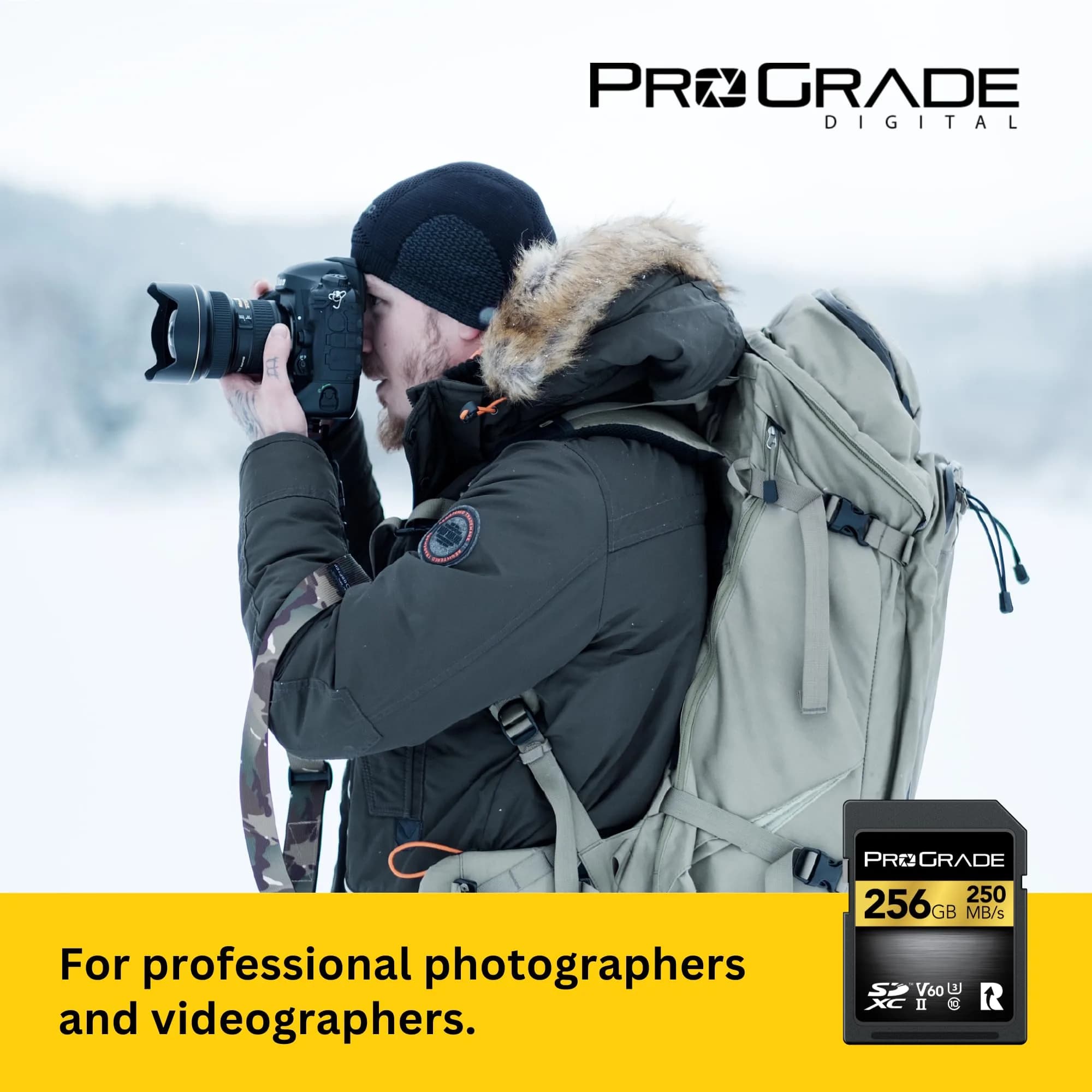 ProGrade Digital Gold SDXC UHS-II V60 Memory Card 256GB (256 GB) | Professional Speed for Content Creators - view 7