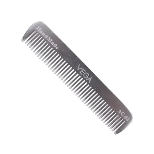 VEGA Pocket Comb | Strong, Light, Durable Metal Aluminum Hair Comb thumbnail 1