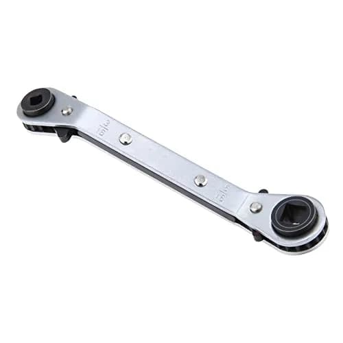 gohantee Refrigeration Ratchet Wrench 4 Sizes | Steel, 5.5 inch, Easy Reversal thumbnail 1