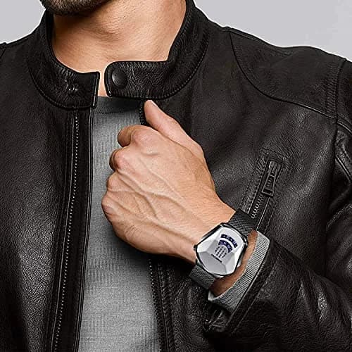 Gosasa Men's Casual Waterproof Stainless Steel Quartz Wristwatch 43.5mm | Geometric Shape Case thumbnail 2