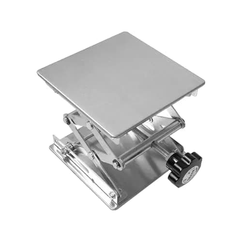 SUCOHANS 8" x 8" Stainless Steel Lab Jack Lift Stand Platform | 20cm x 20cm (8"x8") thumbnail 1
