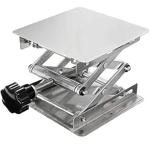 SUCOHANS 8" x 8" Stainless Steel Lab Jack Lift Stand Platform | 20cm x 20cm (8"x8") thumbnail 4