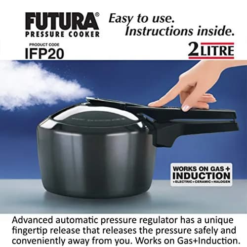 Hawkins Futura Pressure Cooker 2 Liter (67.6 Fl Oz) | Museum Displayed Design thumbnail 2