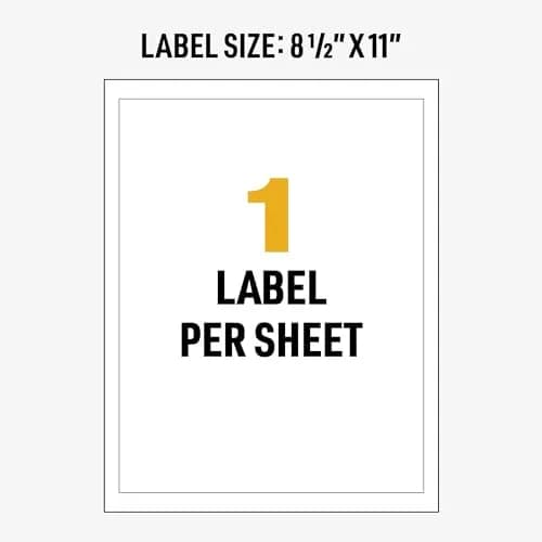Avery UltraDuty GHS Chemical Labels 8.5 x 11 Inch, 250 Labels | Waterproof, UV Resistant, Chemical Resistant thumbnail 6