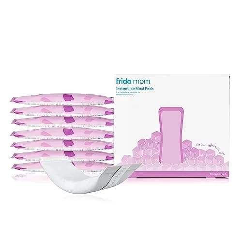 Frida Mom 2-in-1 Postpartum Perineal Ice Maxi Pads, 8 Count | Instant Cold Therapy & Absorbent Maternity Pad thumbnail 1