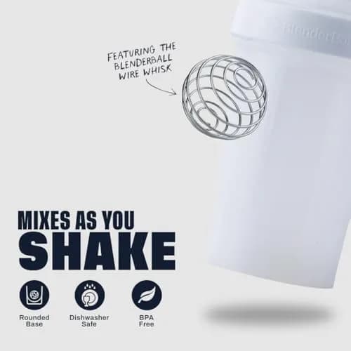 BlenderBottle Classic V2 Shaker Bottle 591ml (20 oz) | Patented BlenderBall Whisk thumbnail 3