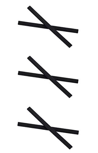 NicelyFit Replacement Temple Arms for Oakley Pitchman OX8050 OX8096 OX8105 OO9439 Tincup Glasses (Black - 3 Pairs, 69mm) thumbnail 1