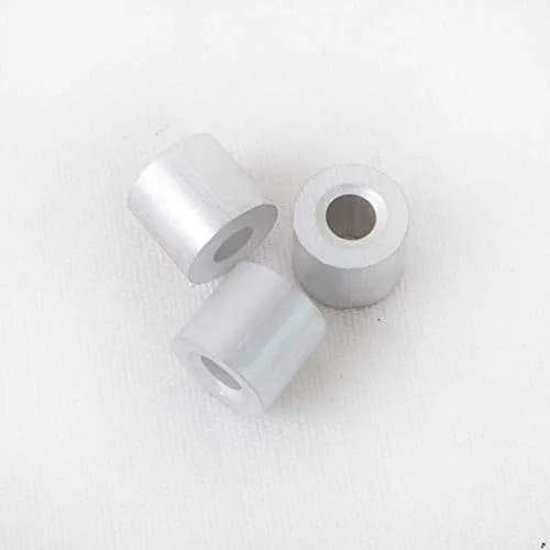 HIGOOD Wire Rope Stop Sleeve for 1/8" Wire Rope | Aluminum Alloy, PK 100 thumbnail 3