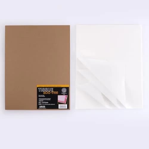 Lineco Unbuffered Acid-Free Interleaving Tissue 11" x14" | Archival, Translucent & Acid-Free for Art & Artifacts thumbnail 2