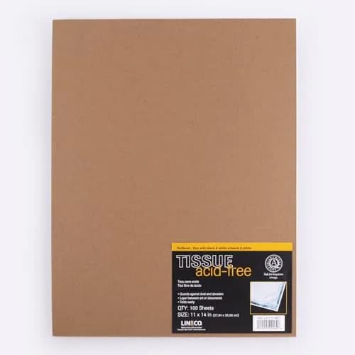 Lineco Buffered Acid-Free Interleaving Tissue 11"x14" (27.94cm x 35.56cm) | Archival Paper Extends Life of Pictures, Photographs, Artwork and Textiles thumbnail 8