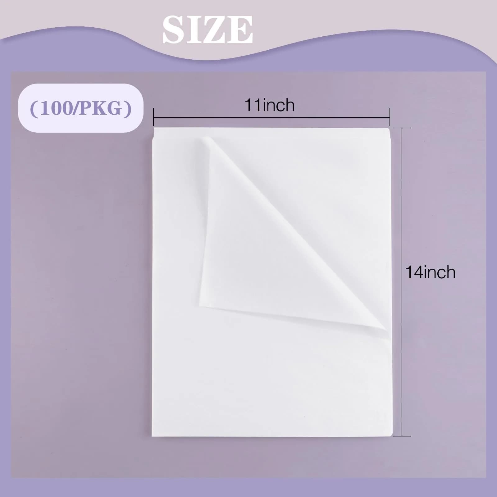 Lineco Buffered Acid-Free Interleaving Tissue 11"x14" (27.94cm x 35.56cm) | Archival Paper Extends Life of Pictures, Photographs, Artwork and Textiles - view 3