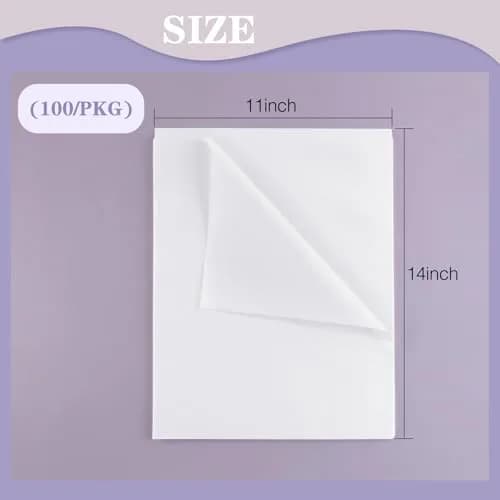 Lineco Buffered Acid-Free Interleaving Tissue 11"x14" (27.94cm x 35.56cm) | Archival Paper Extends Life of Pictures, Photographs, Artwork and Textiles thumbnail 3