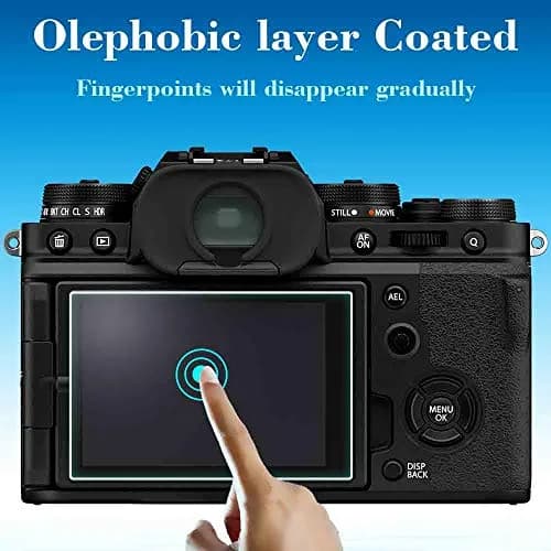 ULBTER Tempered Glass Screen Protector for Fujifilm X100VI/X-T4/X100V Cameras (3+2 Pack) | 9H Hardness, HD Clarity thumbnail 4