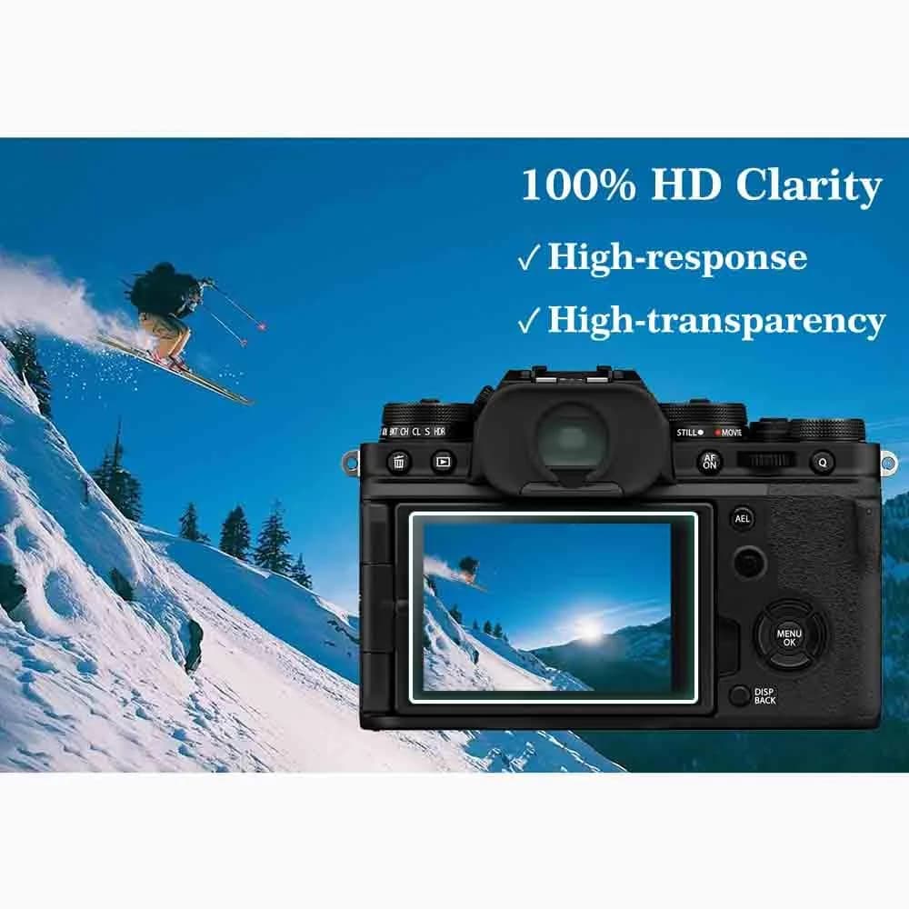 ULBTER Tempered Glass Screen Protector for Fujifilm X100VI/X-T4/X100V Cameras (3+2 Pack) | 9H Hardness, HD Clarity - view 5