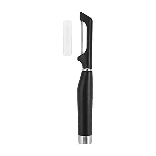 KitchenAid Gourmet Euro Peeler 8.7-Inch Black | Double-Edge Serrated Blade for Fruits & Vegetables thumbnail 2
