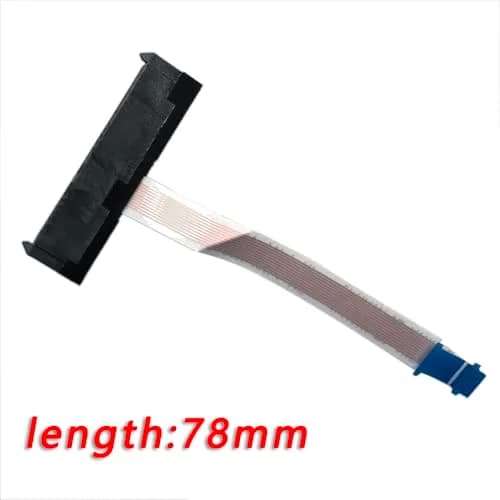 Zahara SATA HDD Hard Drive Connector Cable for HP 15-CS 15-cs0053cl 15-cs0051wm | 78mm Length, Black, Plastic thumbnail 3