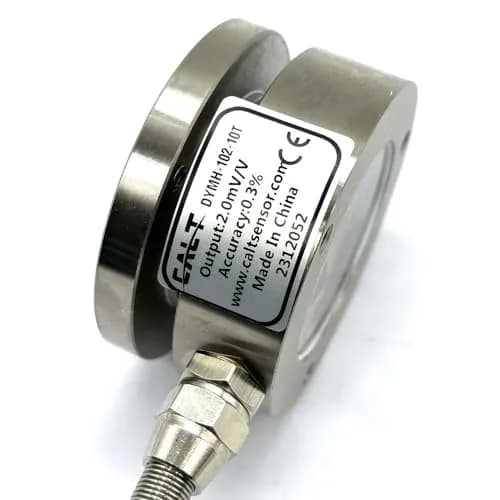 CALT 10T Flat Membrane Box Load Cell φ58 | Impact Force Measurement Sensor thumbnail 1