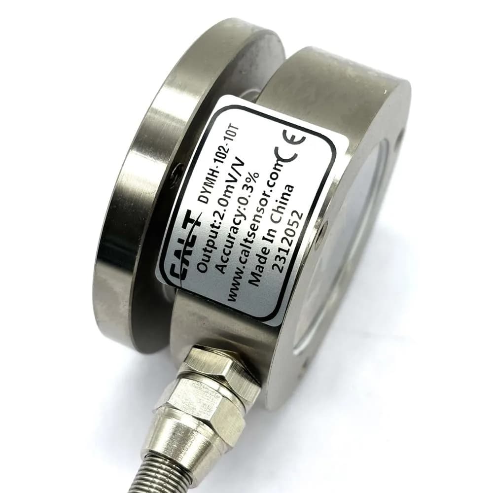 CALT 1T Flat Membrane Box Load Cell Sensor with φ58 Diameter | Force Measurement for Industrial Automation — 10T / φ58