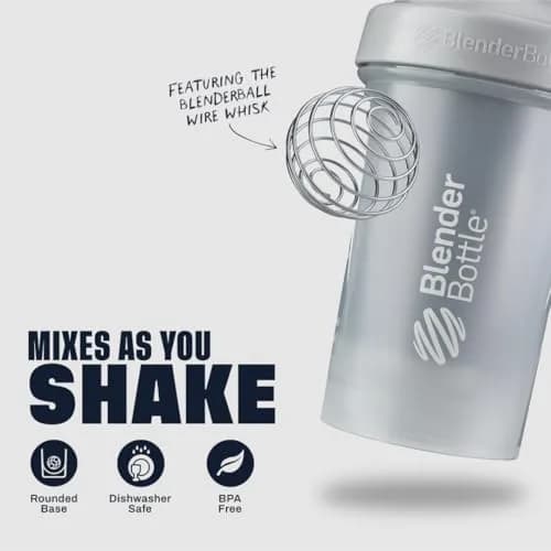 BlenderBottle Classic V2 Shaker Bottle 828ml (28 oz) | Powerful Mixing System for Protein Shakes thumbnail 3