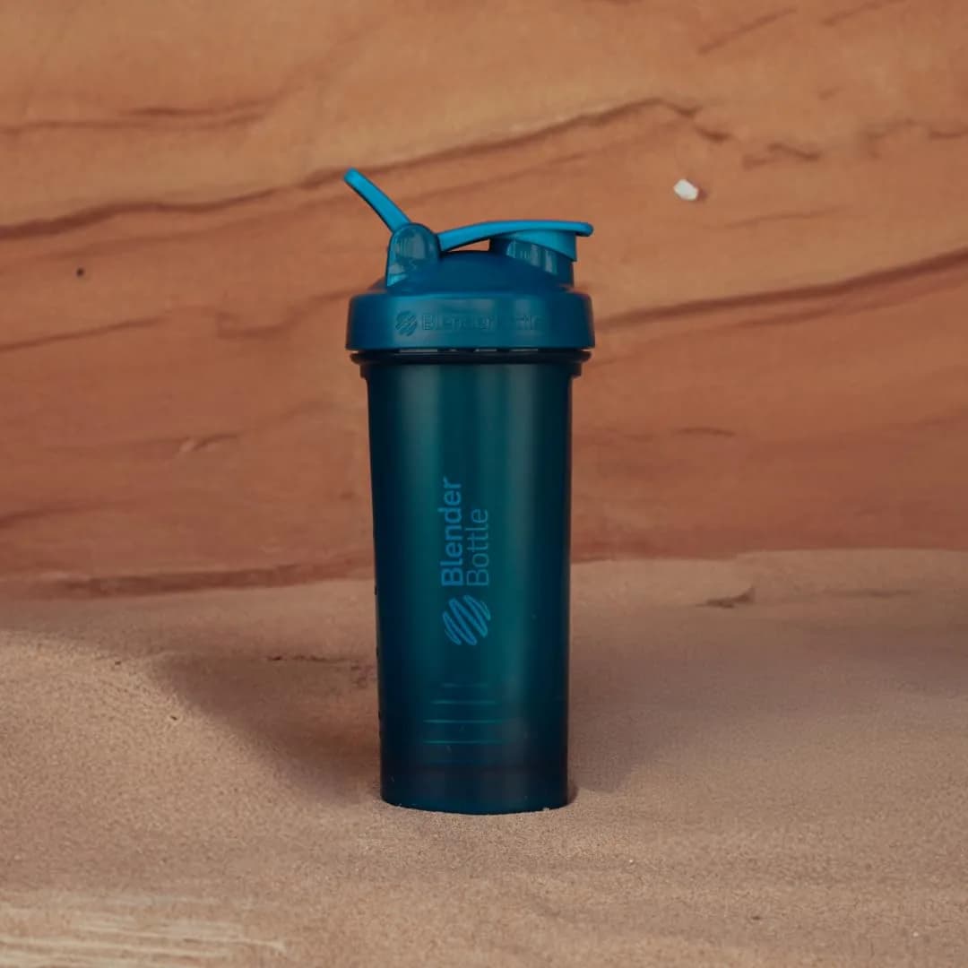 BlenderBottle Classic V2 Shaker Bottle 28oz Ocean Blue | Patented Mixing System - view 7