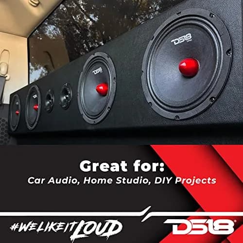 DS18 PRO-GM8.4B 8" Midrange Loudspeaker | 580W Max, 4 Ohm, Aluminum Bullet thumbnail 4