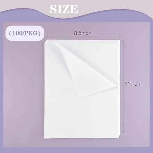Lineco Buffered Acid-Free Interleaving Tissue 8.5"x11" (21.6cm x 28.2cm) | Archival Paper Extends Life of Pictures, Photographs, Artwork and Textiles thumbnail 3