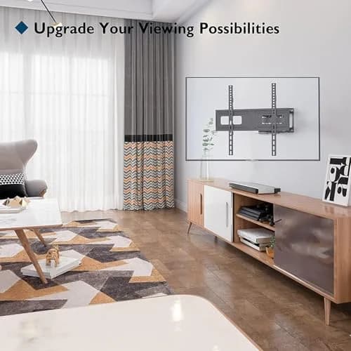BONTEC Full Motion TV Wall Mount Bracket for 23-70 Inch TVs | Heavy Duty Dual Arm Swivel Tilt & Rotation | Fits 16" Wood Studs, Concrete, Brick Walls thumbnail 6
