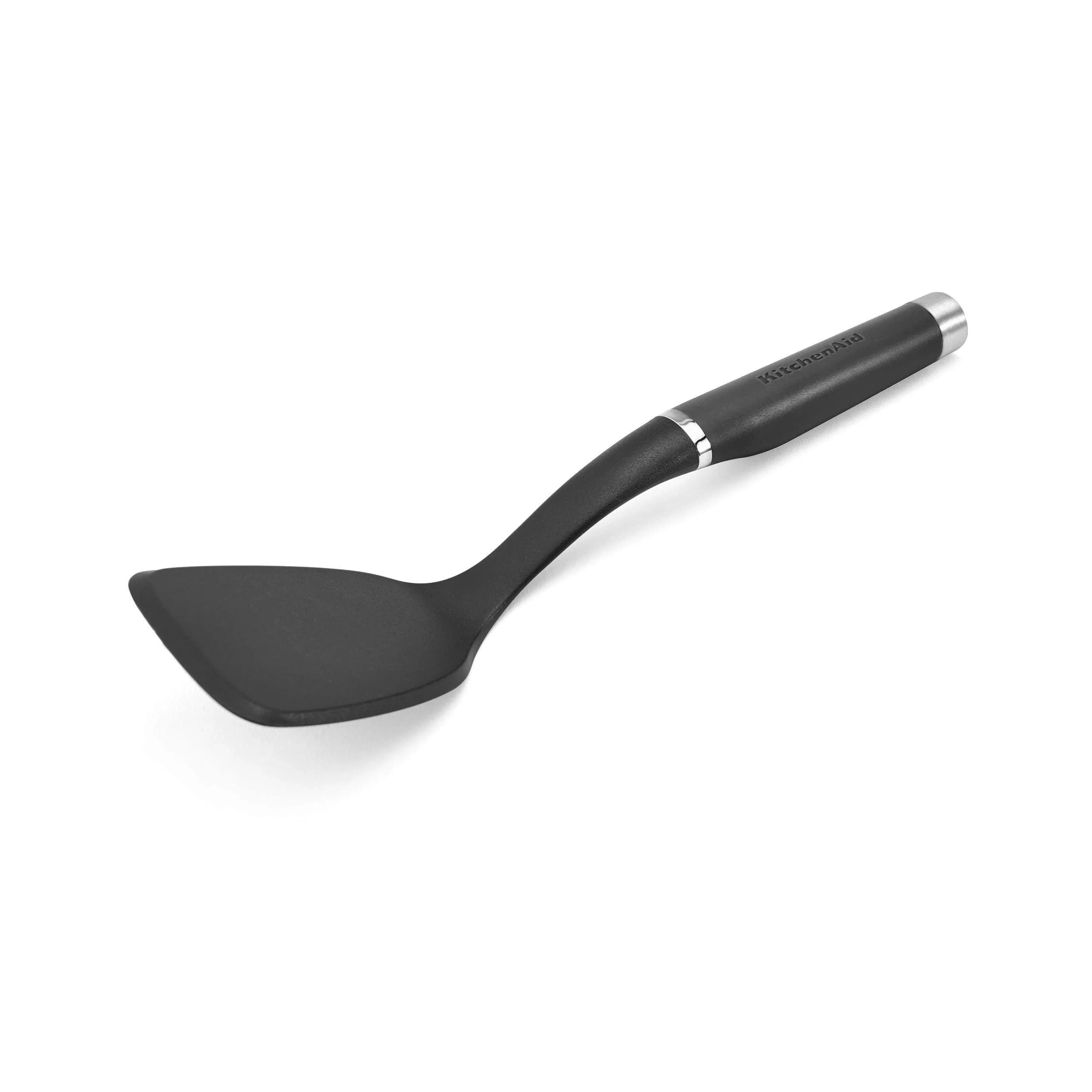 KitchenAid Gourmet Nylon Short Turner | Heat Resistant to 450°F/232°C | Control & Durability