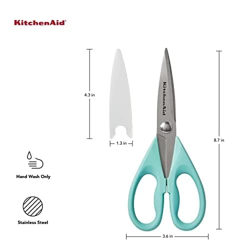 KitchenAid Aqua Sky Multipurpose Shear Set, 1 Pack - Versatile Kitchen & Household Scissors thumbnail 2