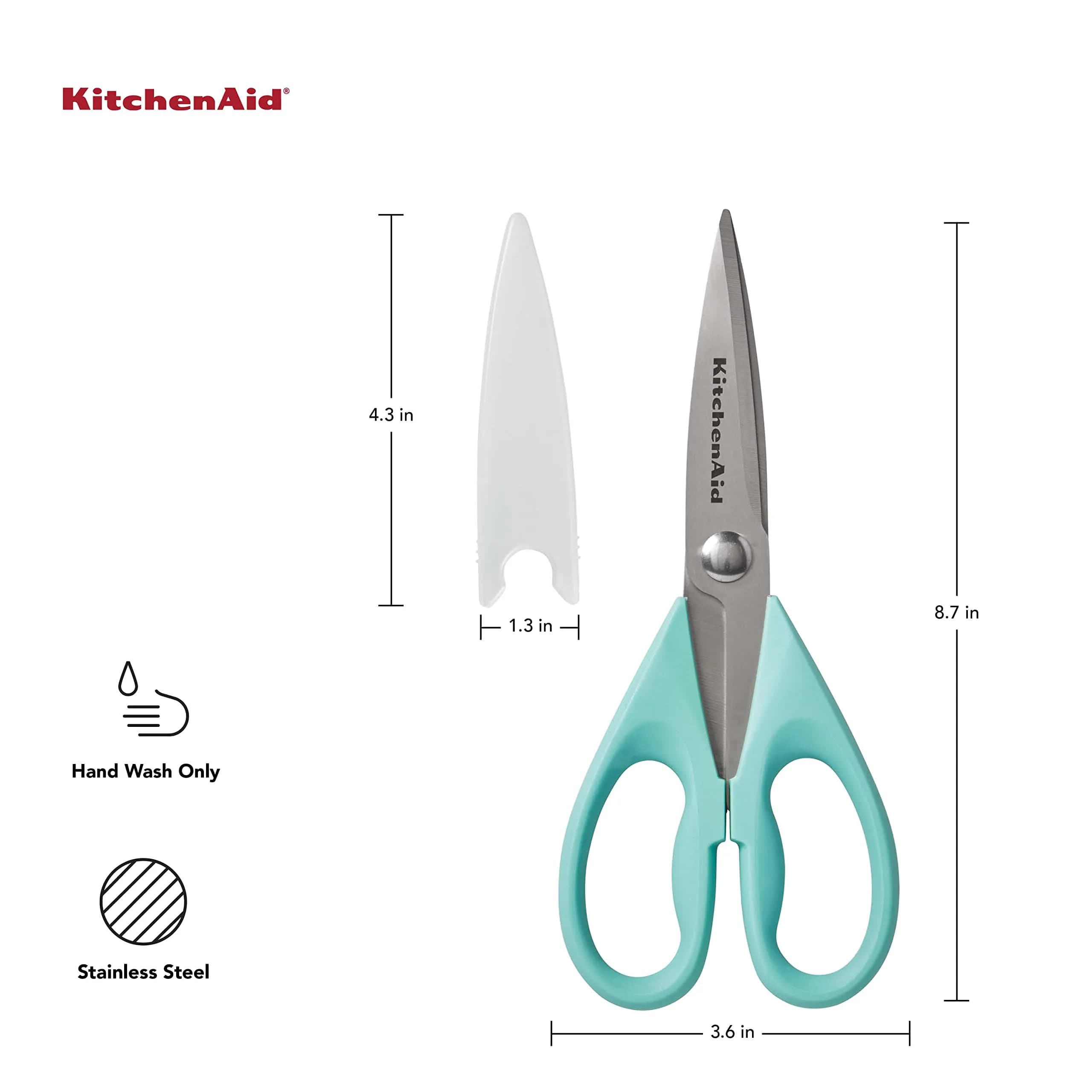 KitchenAid Aqua Sky Multipurpose Shear Set, 1 Pack - Versatile Kitchen & Household Scissors - view 2