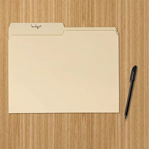 Amazon Basics Manila File Folders Letter Size 1/2 Tab 36-Pack | Professional Organization for Office and School thumbnail 5