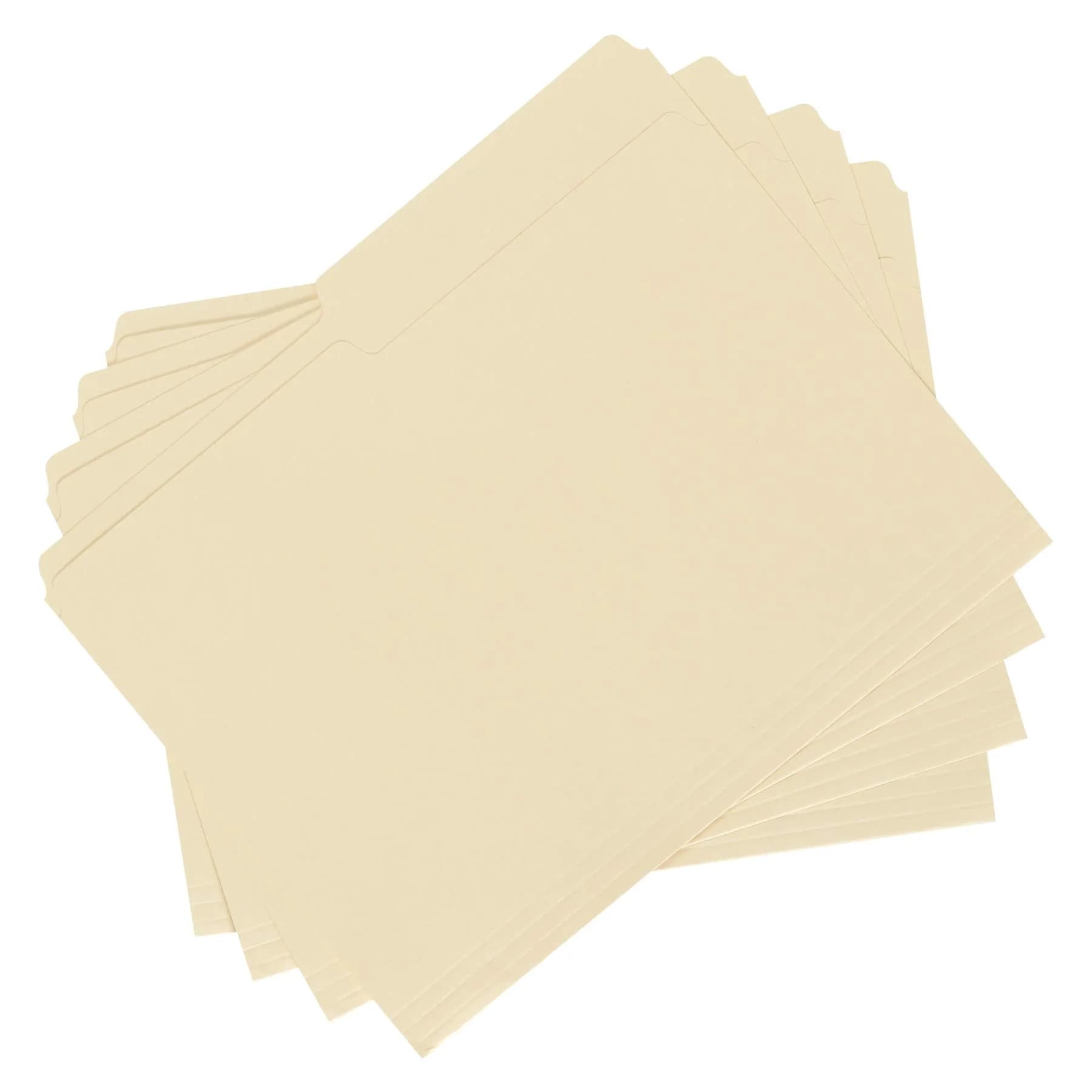 Amazon Basics Letter Size 1/2 Tab File Folders - Left & Right Tab Positions, 36-Pack - view 4