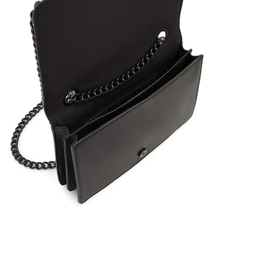 ALDO Women's Medium Greenwald Quilted Crossbody Bag Black | 30cm (11.7") x 19cm (7.4") thumbnail 5