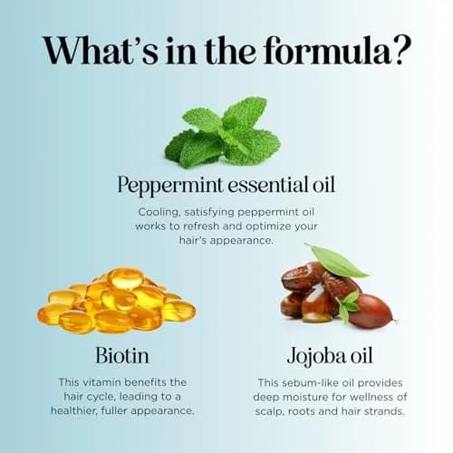 Maple Holistics Biotin Shampoo for Thinning Hair 8 Fl Oz | Invigorating Peppermint & Natural Oils for Hair Growth thumbnail 4