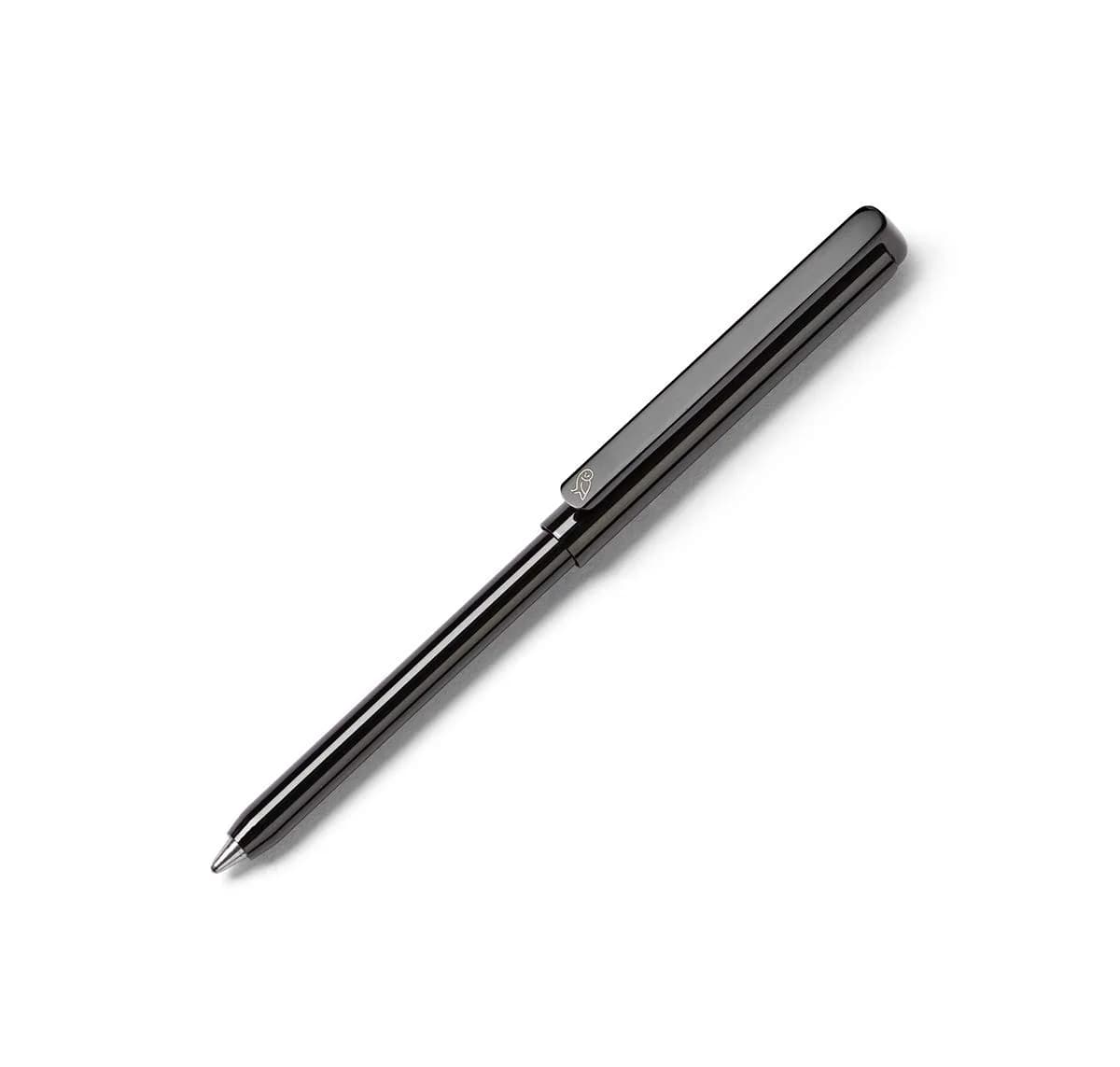 Bellroy Micro Pen, Compact Travel Ballpoint - Gunmetal | Refillable Metal Pen for Travel & Office