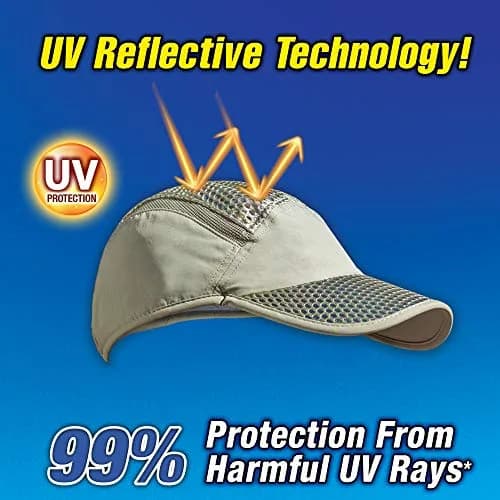 Arctic Air Evaporative Cooling Hat with UV Protection, Beige, 1 Unit | Stay Cool & Protected On The Go thumbnail 4