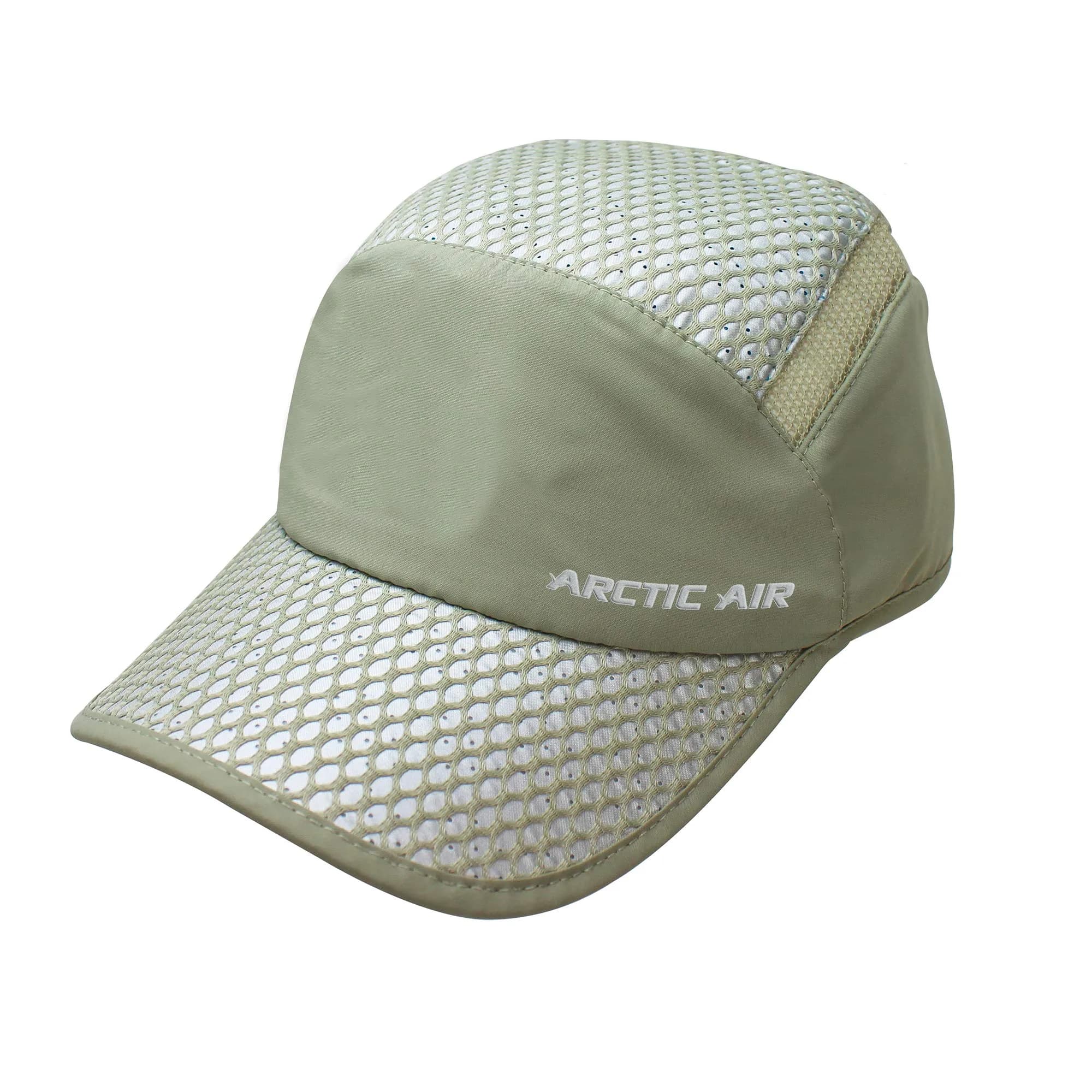 Arctic Air Evaporative Cooling Hat Beige One Size (Adjustable) | UV Reflective Technology & Hydro-Chill Cooling Liner — Sports Cap