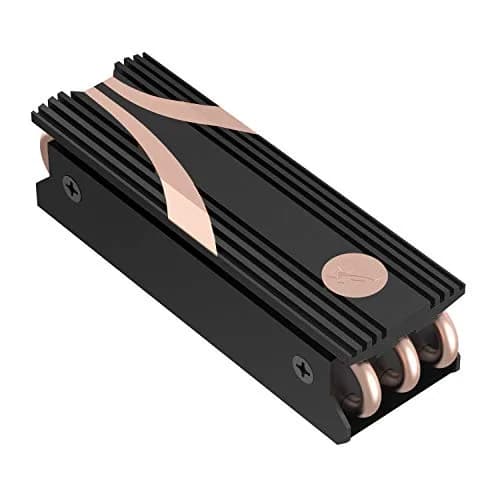Sabrent M.2 2280 SSD Rocket Heatsink (SB-HTSK) — Copper & Aluminum Construction, 2280 Size thumbnail 1